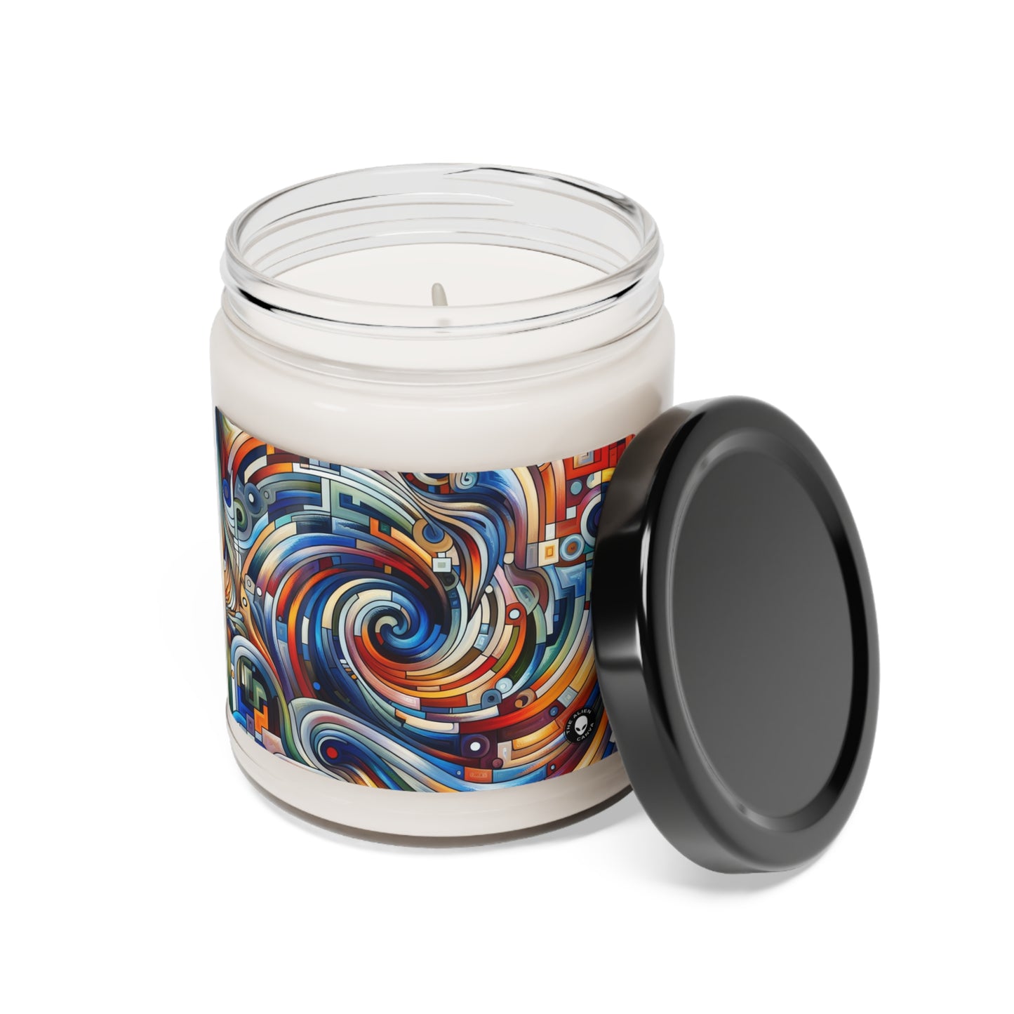 « Harmony in Motion : A Kinetic Exploration » - La bougie de soja parfumée Alien 9oz Kinetic Art