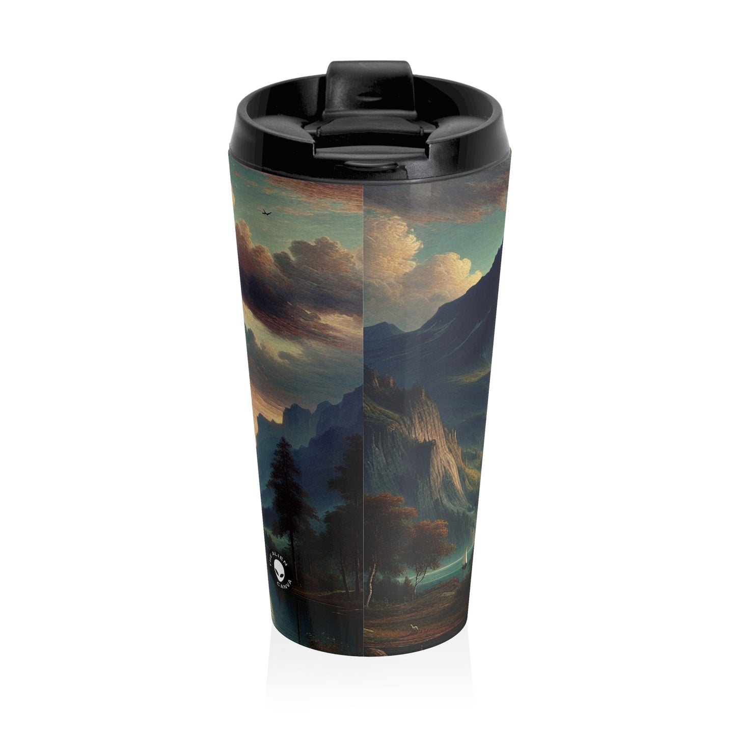 "The Tempestuous Soul: A Romantic Interpretation" - The Alien Stainless Steel Travel Mug Romanticism