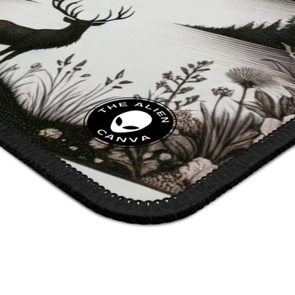 "Twilight Serenity: A Romantic Landscape" - The Alien Gaming Mouse Pad Romanticism