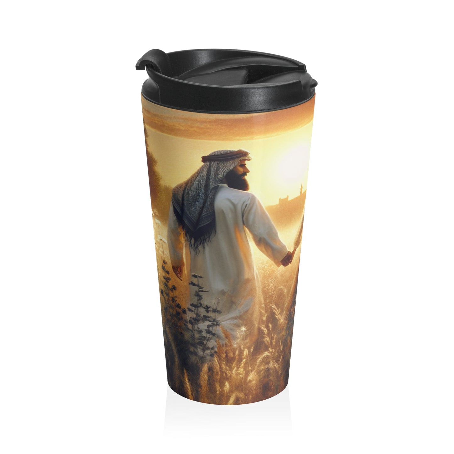 "Sweet Summer Sunset" - The Alien Stainless Steel Travel Mug Romanticism Style