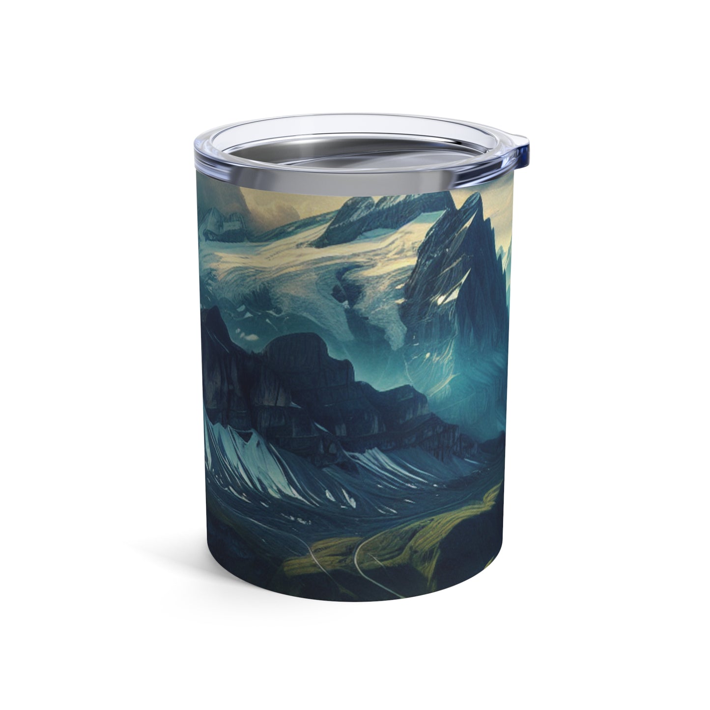 "Dripping Delight: Hiperrealista Fresa" - The Alien Tumbler 10oz Hyperrealism