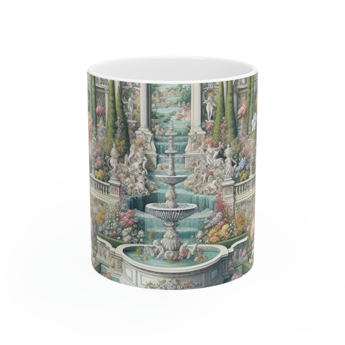 "Garden Elegance: A Rococo Affair" - La tasse en céramique Alien 11oz Rococo