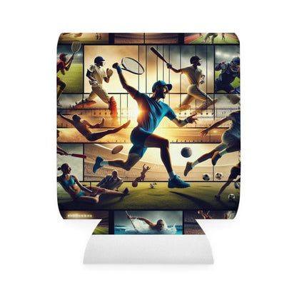 "Sports Synthesis: A Video Art Piece" - Estilo de videoarte de la funda Alien Can Cooler