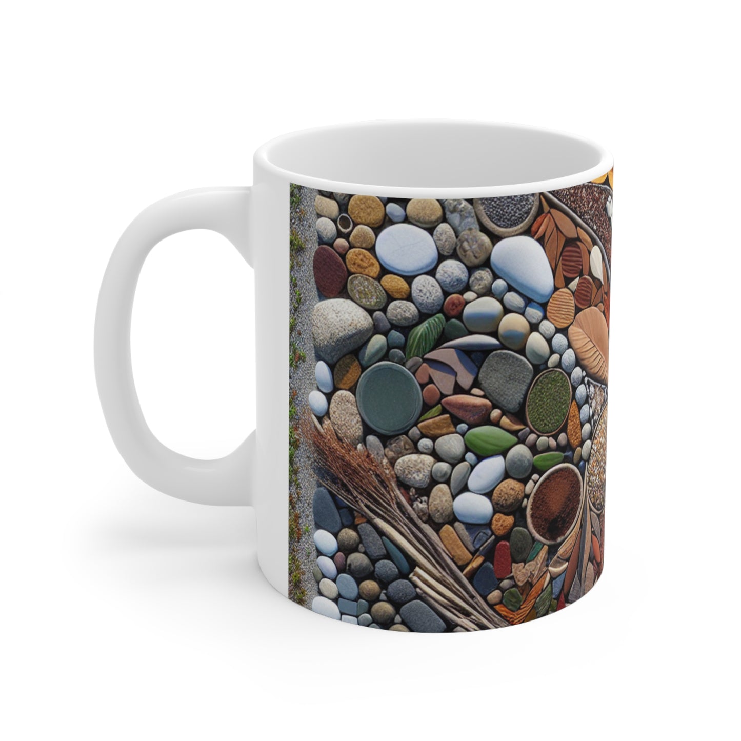 "Nature's Urban Canvas" - Mug en céramique Alien 11oz Land Art