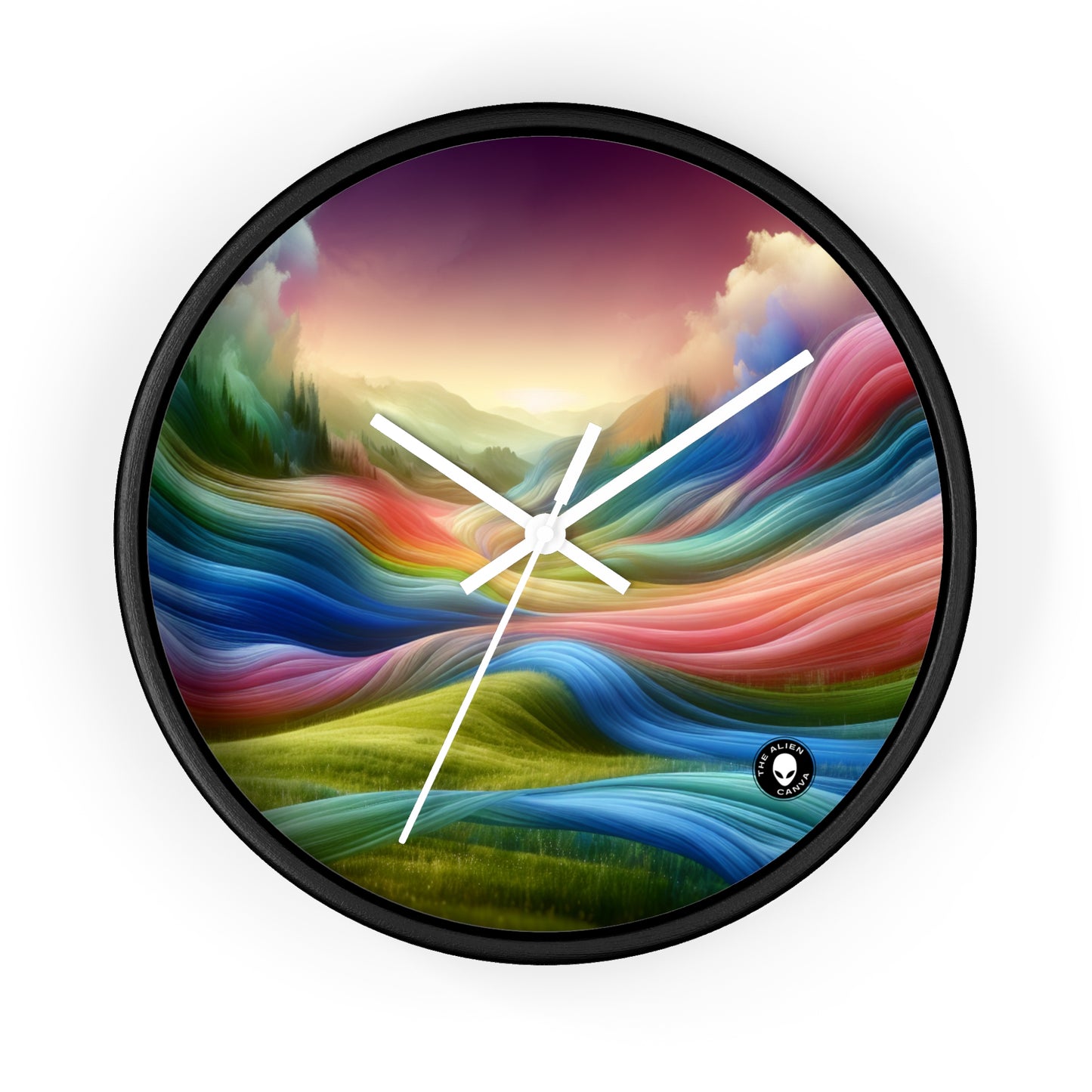 "Emotionally Charged Dreamscape" - The Alien Wall Clock