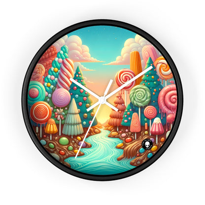 "Sugar Rush Forest" - L'horloge murale extraterrestre