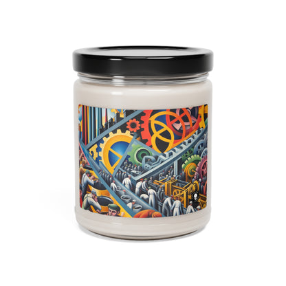 "Industrial Constructivism: Gears and Labor" - The Alien Scented Soy Candle 9oz Constructivism