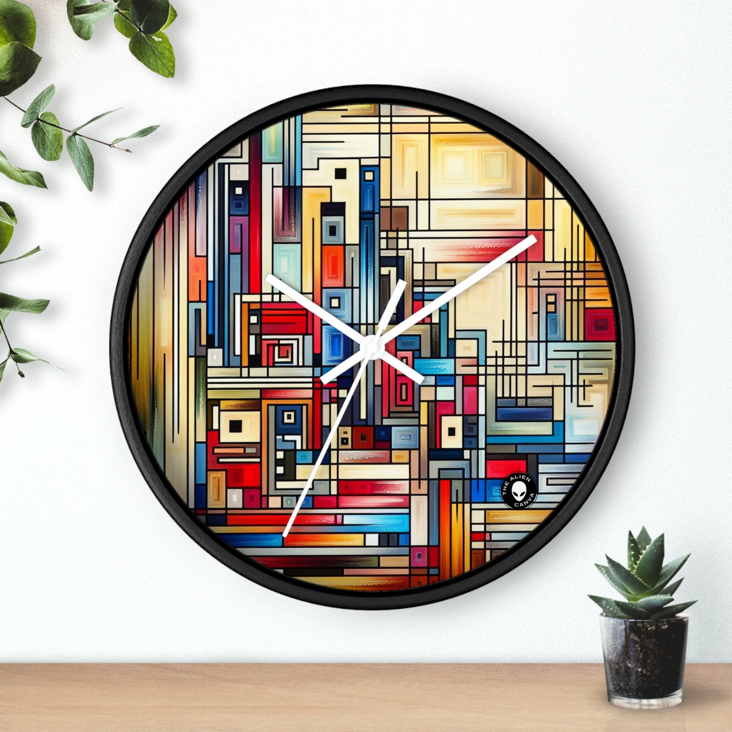 "Urban Symmetry: A Precisionist Perspective" - The Alien Wall Clock Precisionism