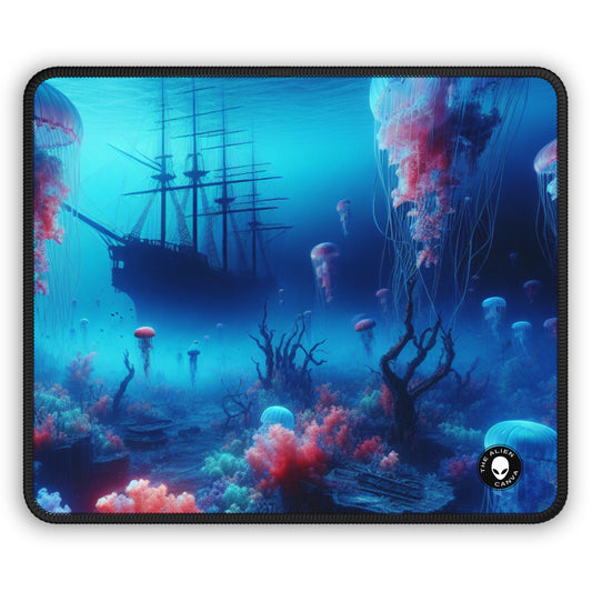 "Jellyfish Haven: A Surreal Underwater World" - The Alien Gaming Mouse Pad