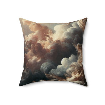 "Majestic Ballroom: A Baroque Affair"- The Alien Spun Polyester Square Pillow Baroque