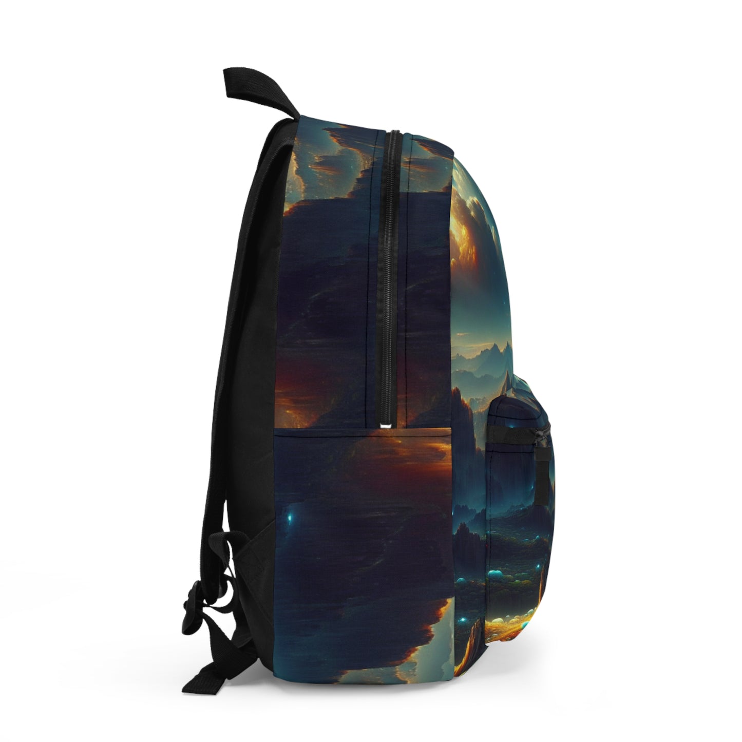 "Un Sueño Extraño: Un Mundo Desconocido en Detalle" - The Alien Backpack planetas no descubiertos en estilo hyperrealista