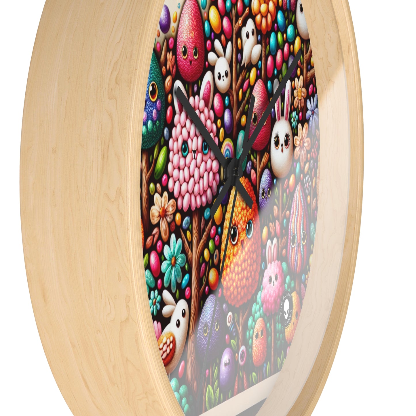 "Jellybean Forest Fantasy" - L'horloge murale extraterrestre