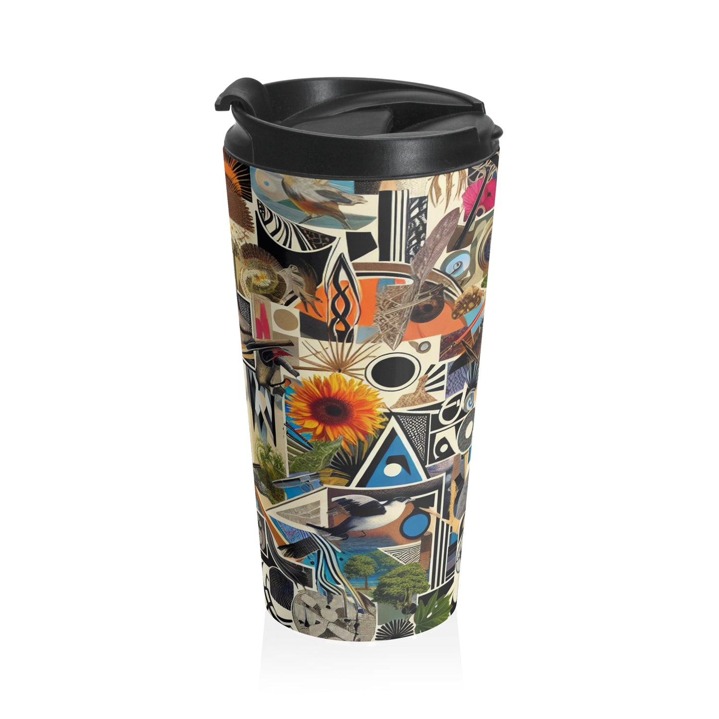 "Mysterious Poetry of the Natural World" - The Alien Stainless Steel Travel Mug Dadaism Style