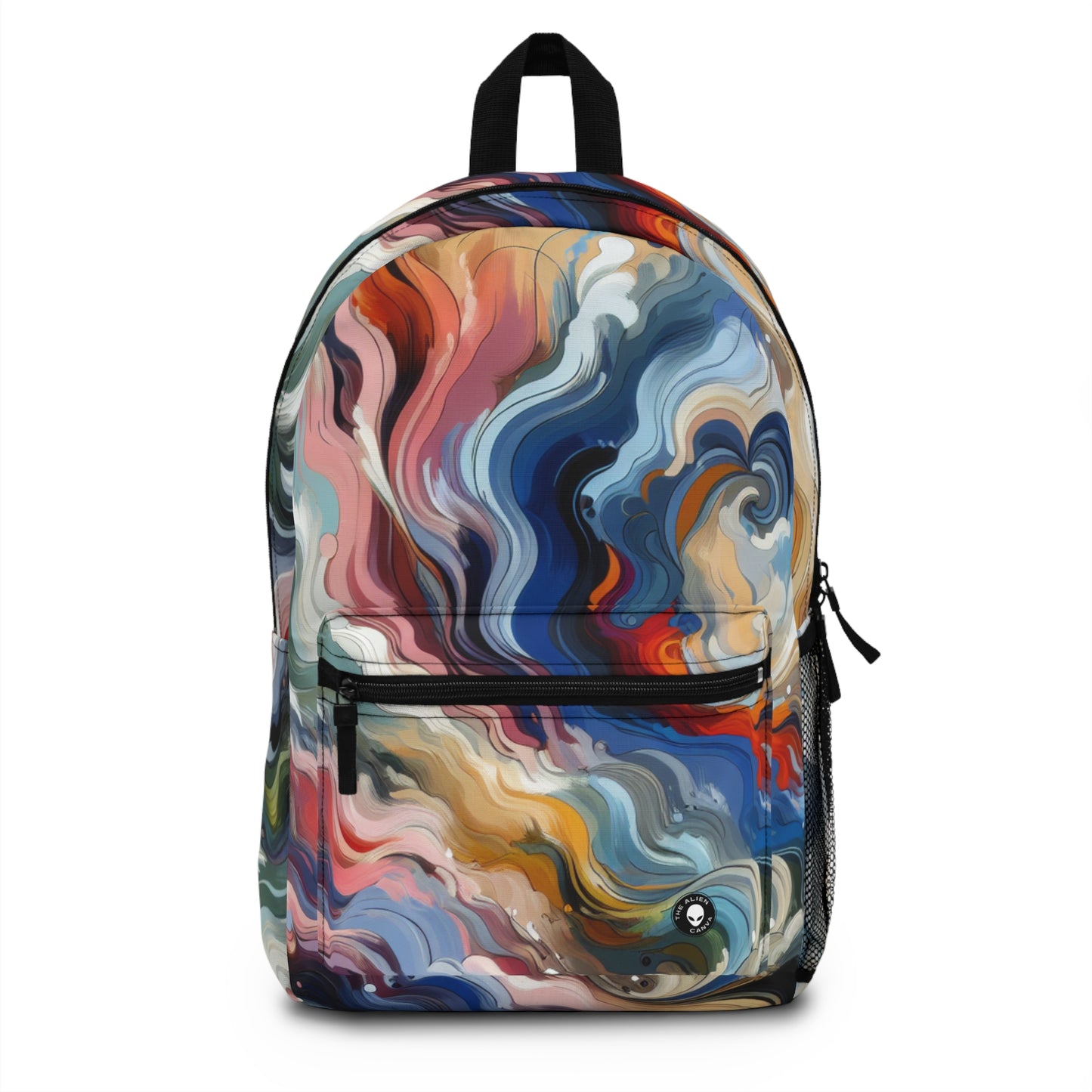 "Sunrise Serenity: una pintura abstracta inspirada en la renovación" - The Alien Backpack Lyrical Abstraction