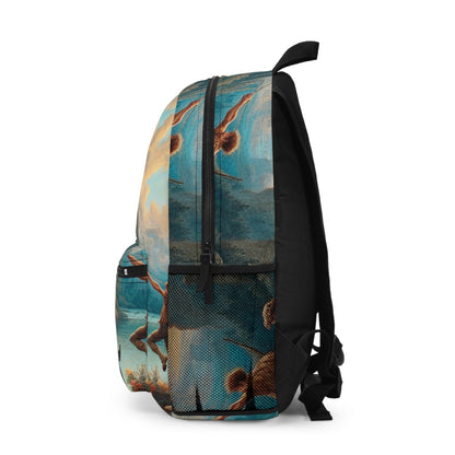 "Sunset Serenade: A Romantic Landscape" - The Alien Backpack Romanticism