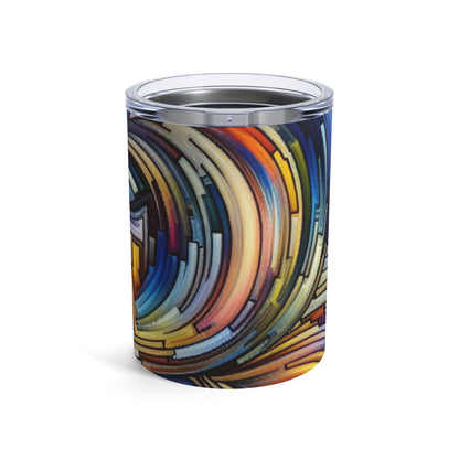 "Dynamo Kinetics: Explorando el movimiento a través de engranajes y discos" - The Alien Tumbler 10oz Kinetic Art