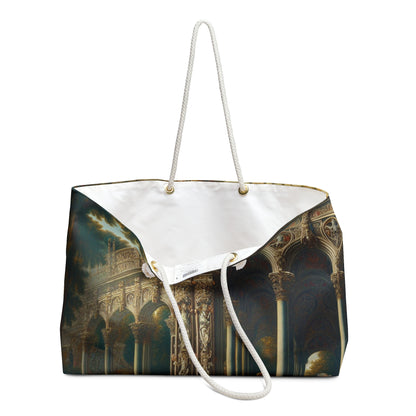 "Regal Elegance: A Gothic Inspired Garden Portrait" - The Alien Weekender Bag International Gothic