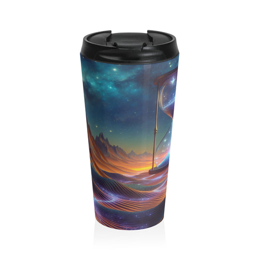 "Starry Sands of Time" - The Alien Stainless Steel Travel Mug