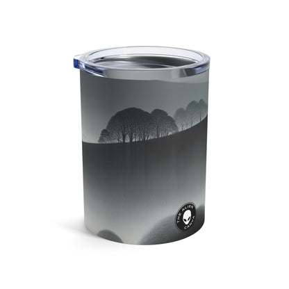 « Tonalisme gris : Hillside in Fog » - The Alien Tumbler 10oz Tonalism