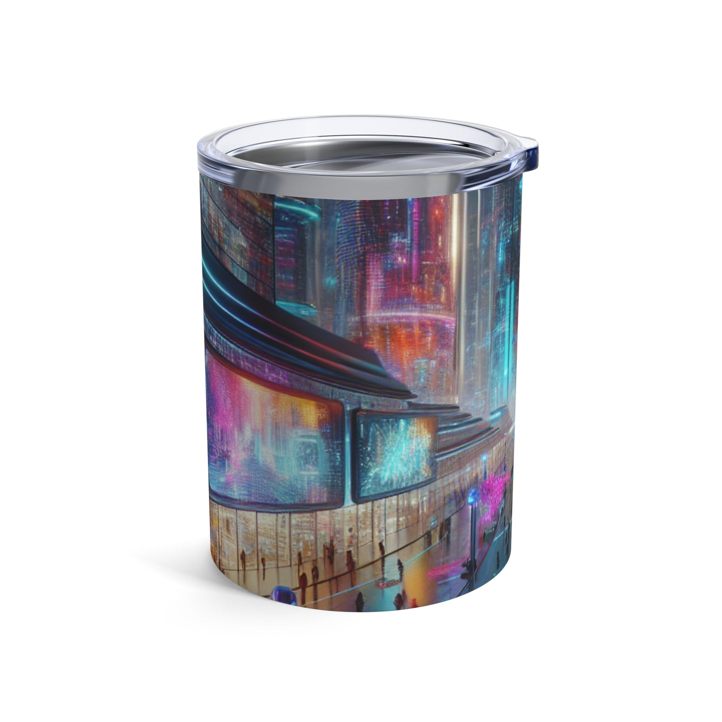 "Evolución digital: una experiencia de arte tecnológico" - The Alien Tumbler 10oz Electronic Art