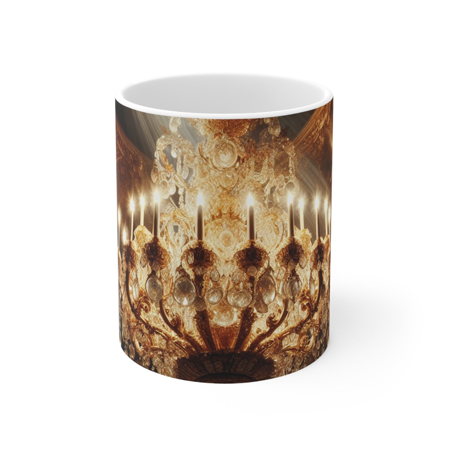 "Esplendor Celestial" - Taza de Cerámica El Alien 11oz Estilo Barroco