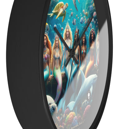 "Dive into the Enchanted Abyss: A Mermaid's Paradise" - The Alien Wall Clock