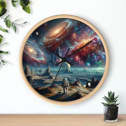 "Exploring the Celestial Realm" - The Alien Wall Clock