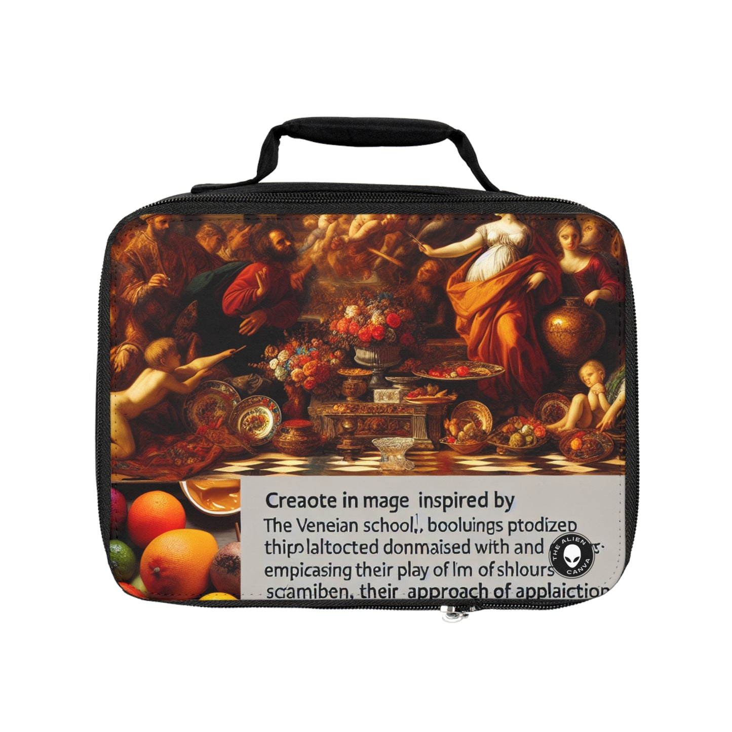 Venetian Reverie: A Contemporary Homage to the Vibrant Elegance of the Venetian School- The Alien Lunch Bag Venetian School