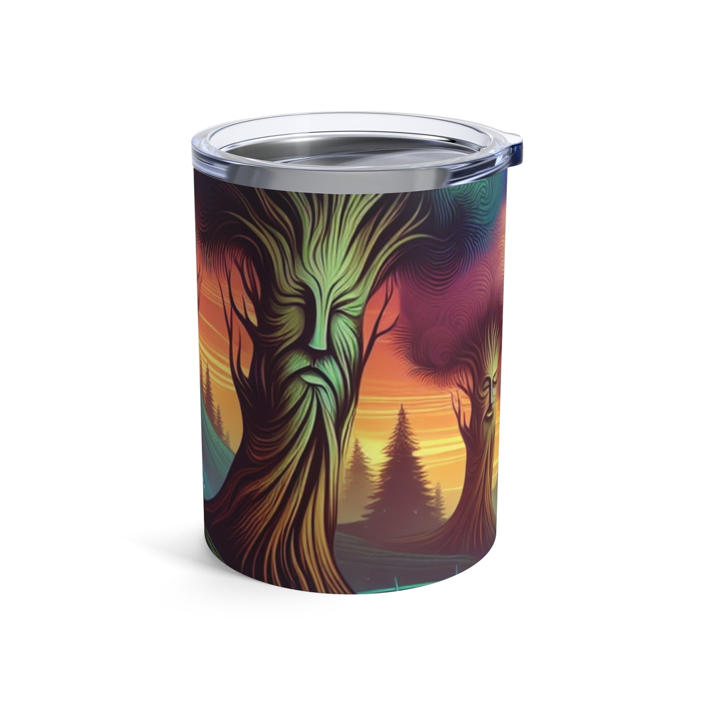 "Whispering Trees: Secrets of the Mystic Forest" - The Alien Tumbler 10oz