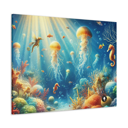 "Sunlit Serenity: A Magical Underwater Realm" - The Alien Canva