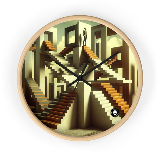 "The Stairway to Paradox" - The Alien Wall Clock