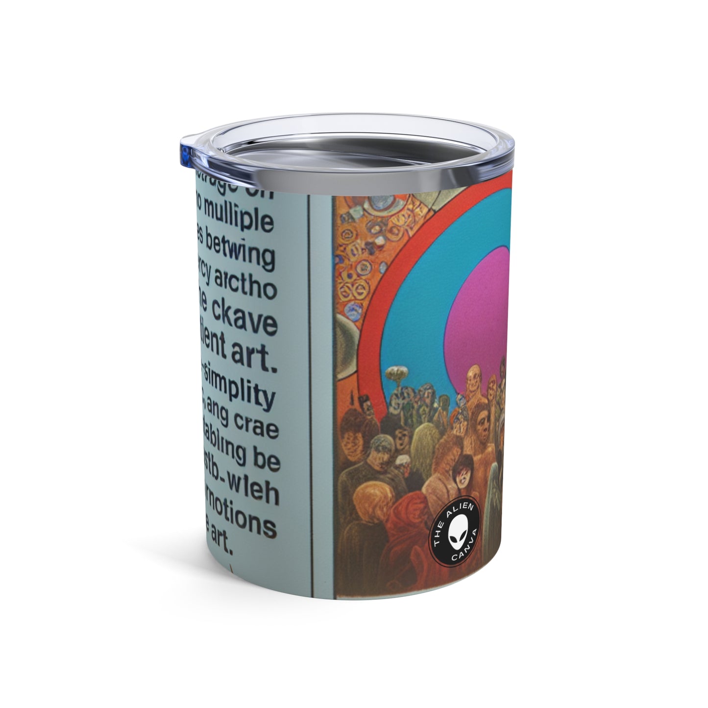 "Found Objects in Motion: A Fluxus Experiment" - The Alien Tumbler 10oz Fluxus
