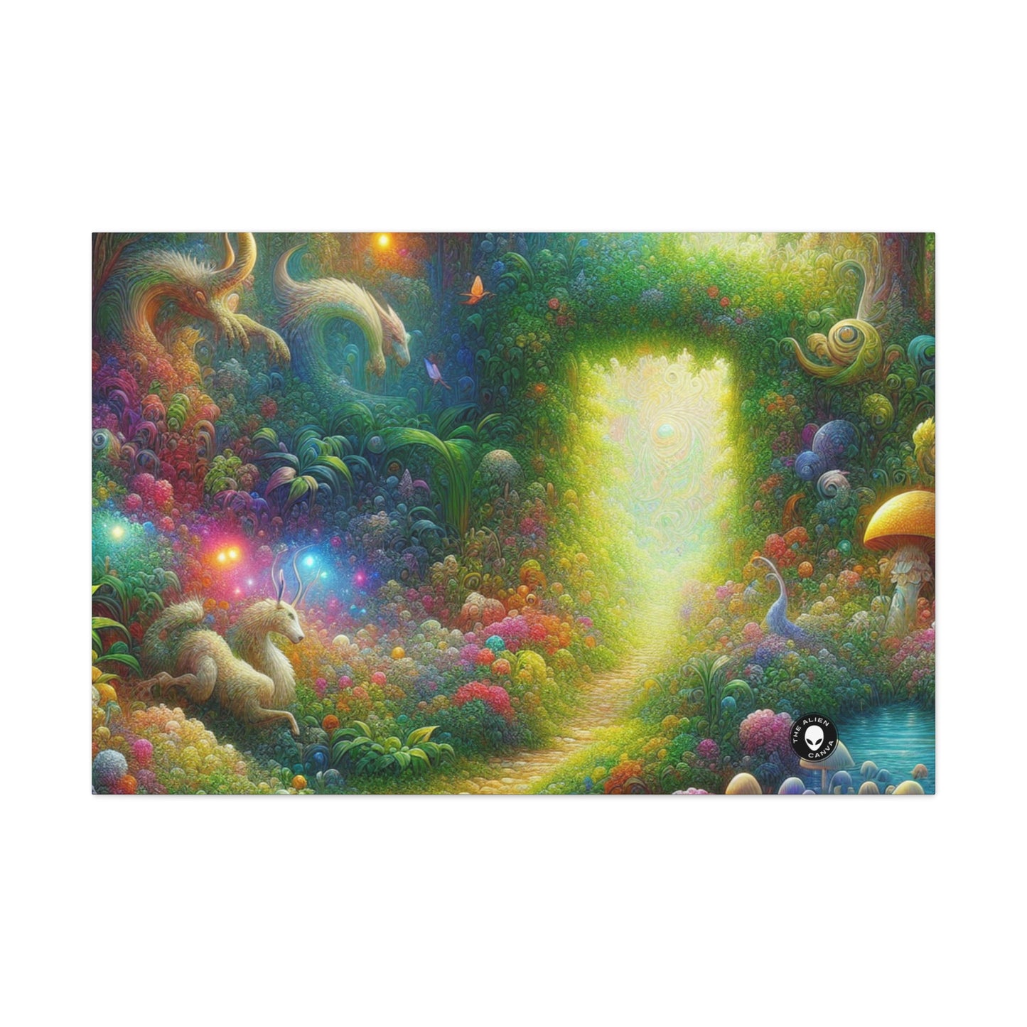 "Mystical Garden of Enchantment" - The Alien Canva