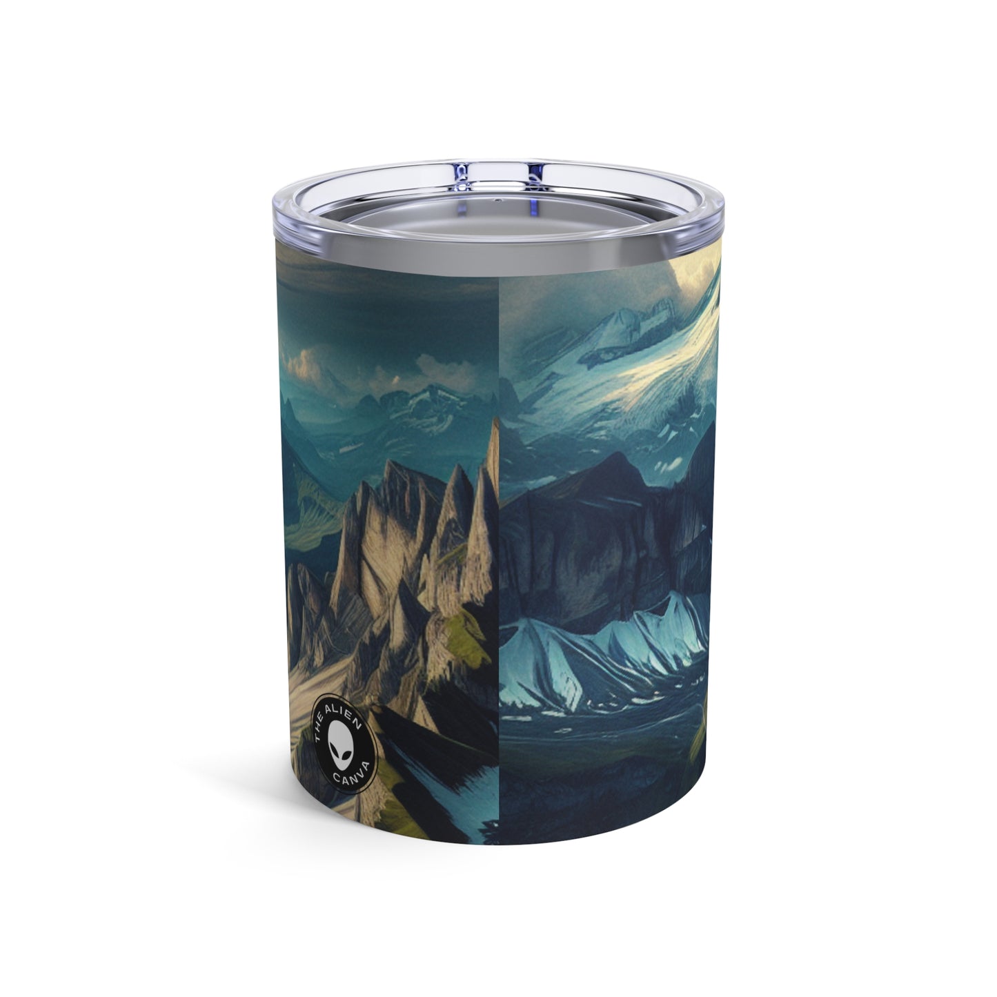 "Dripping Delight: Hiperrealista Fresa" - The Alien Tumbler 10oz Hyperrealism