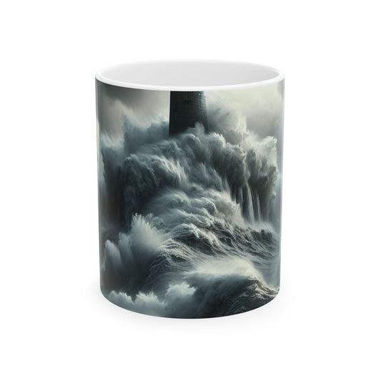 « Phare de résilience » – La tasse en céramique Alien 11 oz