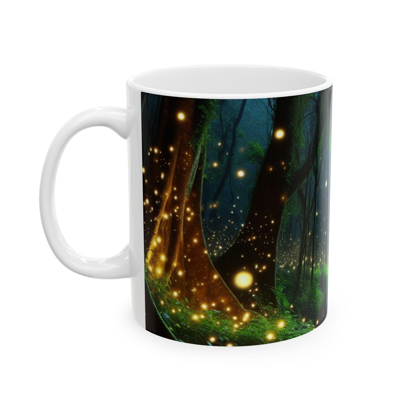 « Nuit enchantée » – Tasse en céramique Alien 11 oz