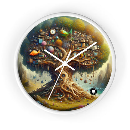 "The Tree of Curiosities" - The Alien Wall Clock