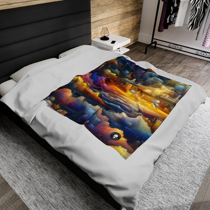 "Metamorphosis: A Journey of Growth and Change" - The Alien Velveteen Plush Blanket Symbolism