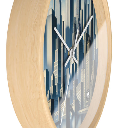 "Modern Metropolis: A Precisionism Perspective" - The Alien Wall Clock Precisionism