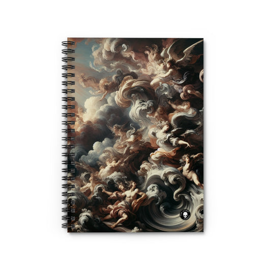 "Majestic Ballroom: A Baroque Affair" - The Alien Spiral Notebook (Ruled Line) Baroque