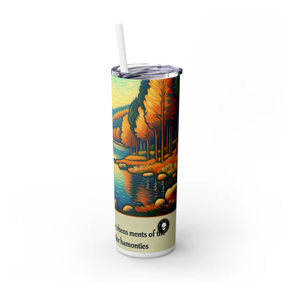 "Untamed Jungle: Expressive Fauvist Imagery" - The Alien Maars® Skinny Tumbler with Straw 20oz Fauvism