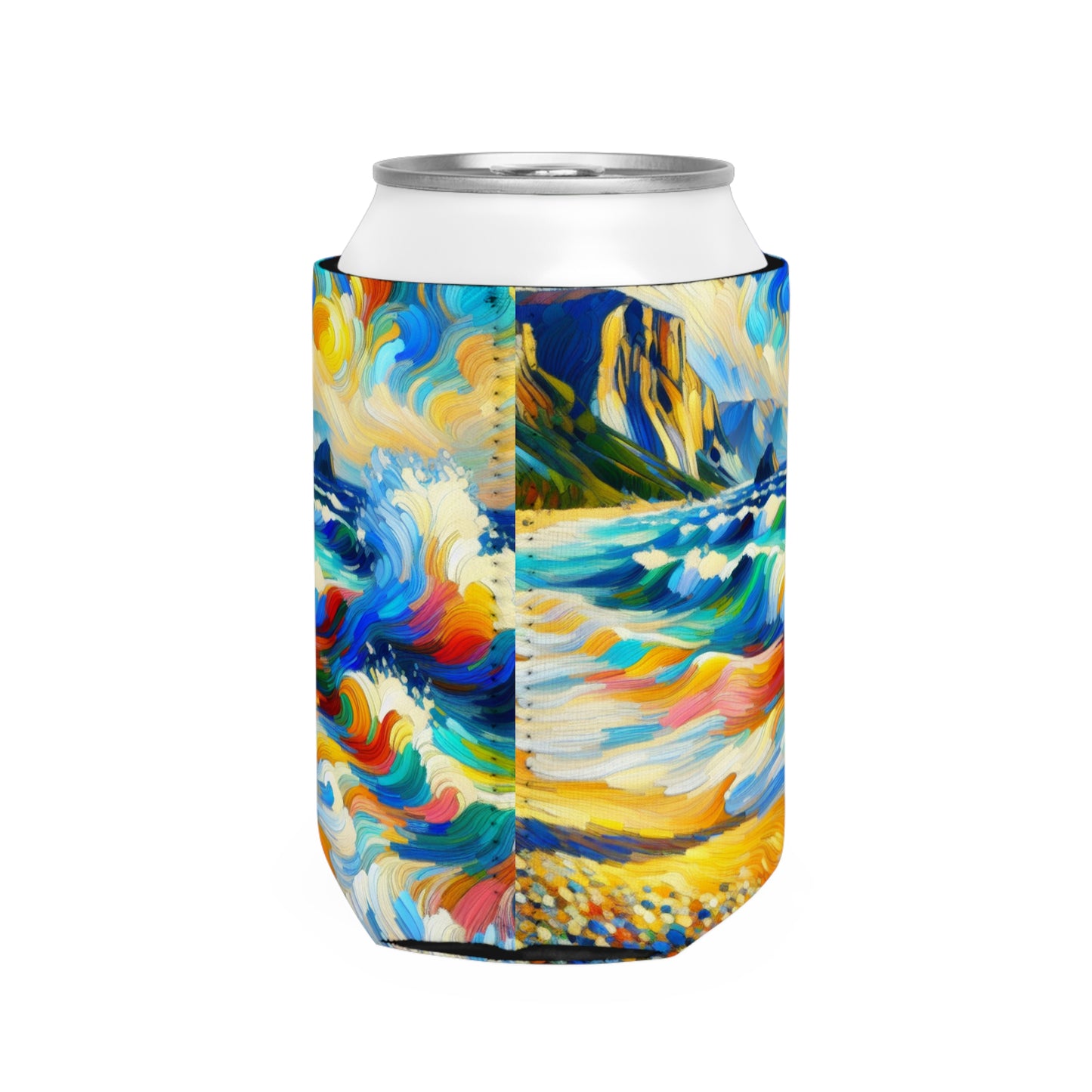 "The Fauvist Shore" - The Alien Can Cooler Sleeve Fauvism