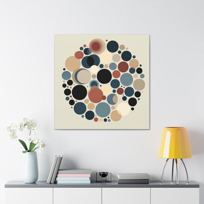 "Cercles entrelacés : une approche minimaliste" - Le style minimalisme d'Alien Canva