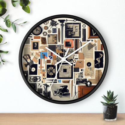 "Chaos in Modernity: A Journey to Meaning" - The Alien Wall Clock Dadaism