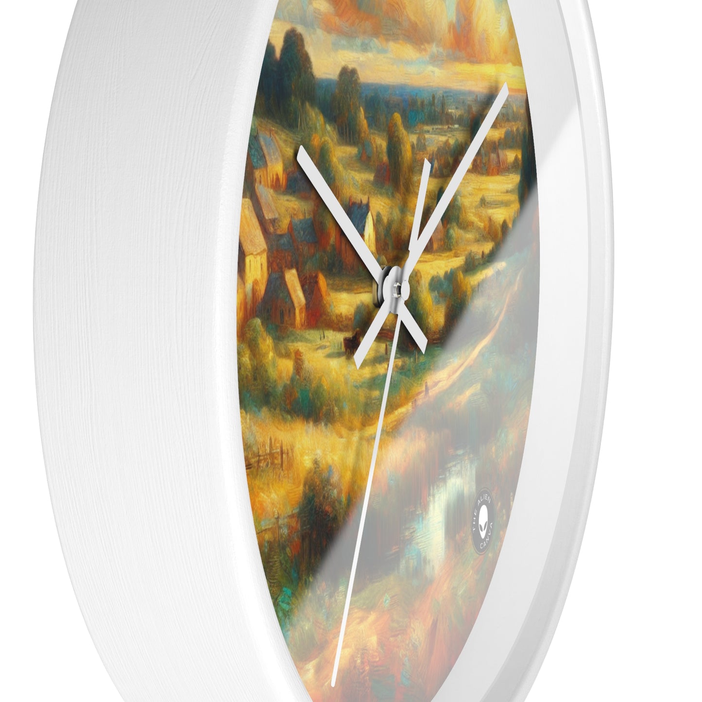 "Crepúsculo del bosque de hadas" - El reloj de pared alienígena Neoromanticismo