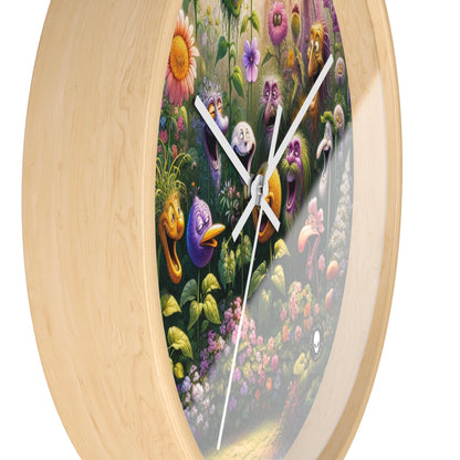 "El jardín parlante" - El reloj de pared extraterrestre