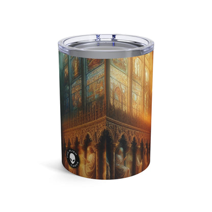 "Armonía de la Fe: Unidad Divina" - The Alien Tumbler 10oz Arte Religioso