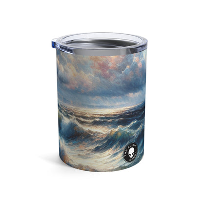 "Storm-Tossed Seas" - The Alien Tumbler 10oz Impressionnisme