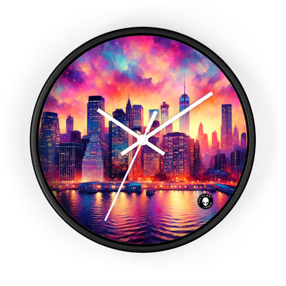 Hidden Oasis: A Spontaneous Impressionism Masterpiece in Vibrant Hues - The Alien Wall Clock Impressionism