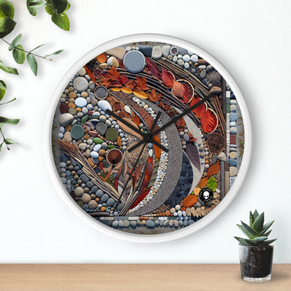 "Nature's Urban Canvas" - The Alien Wall Clock Land Art